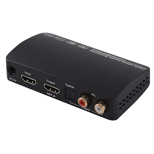 4k - 2.0 Lyduttrekker Bluetooth 4k - Toslink Switch 5.1 Konverter Arc Lyduttrekker