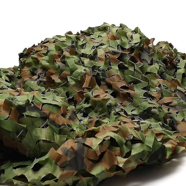 Camo Nät Solskydd Kamouflage Nät Persienner Patio Mesh Nät För Camping Skytte Jakt Army green 3m by 3m