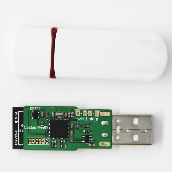 Cactus WHID: Wifi Hid Injector Usb Rubberducky Wifi Hid Værktøj Hvid Whid Usb Bærbar Hid Injector