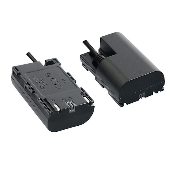 Lp-e6 E6n Ack-e6 -e6 Dummy Batteri&dc Bank Usb-c Kabel Til 6