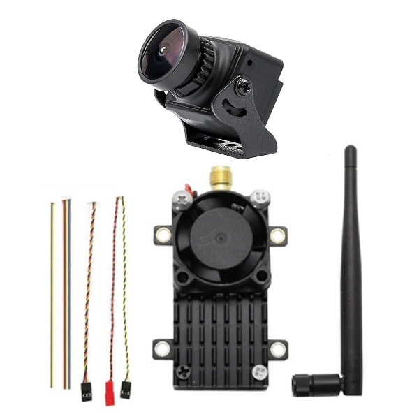 5,8 GHz 2W FPV Trådløs Sender Ts582000+ Bredvinkel FPV Kamera Over 20 km Rækkevidde 5,8g 2000mw Video Av Lyd Sender