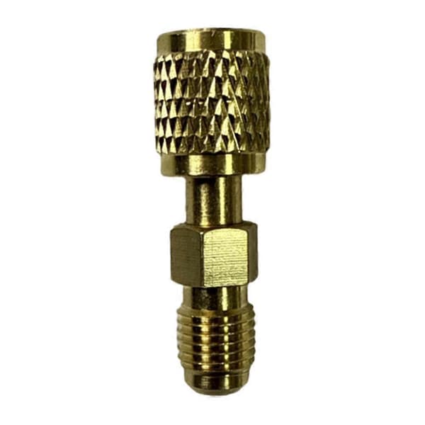 R32 Kølemiddel Messingadapter, 1/4\" Hun Til 1/4\" Han Omvendt Gevindfitting