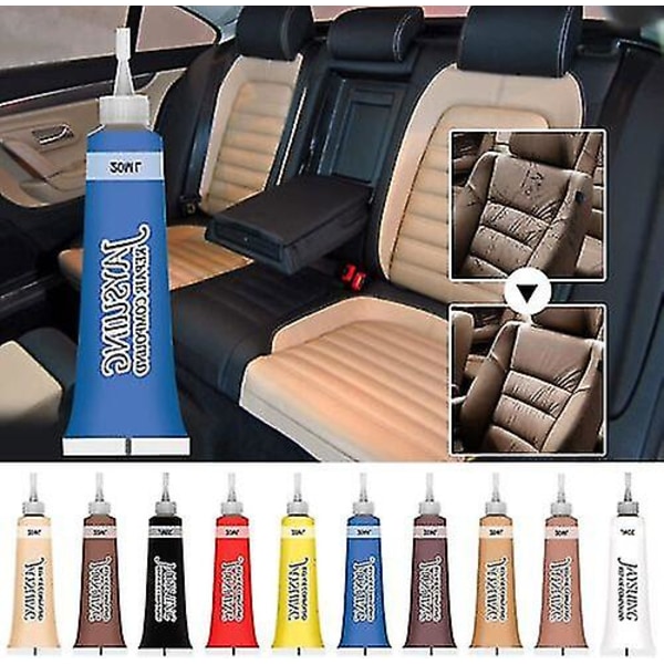 Avancerat läderreparationsgel Professionellt gör-det-själv läder- och vinylreparationskit Oak