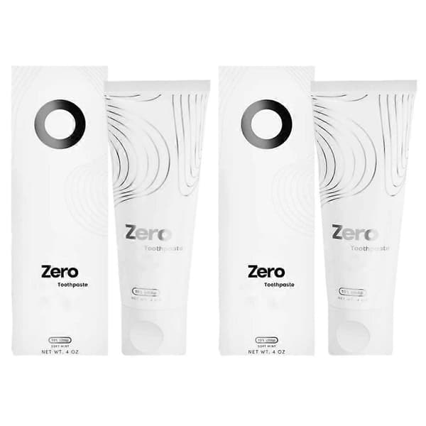 1-3x Zero Tandkräm 10% Nano-Hydroxiapatit för Avancerat Emaljskydd 2pcs