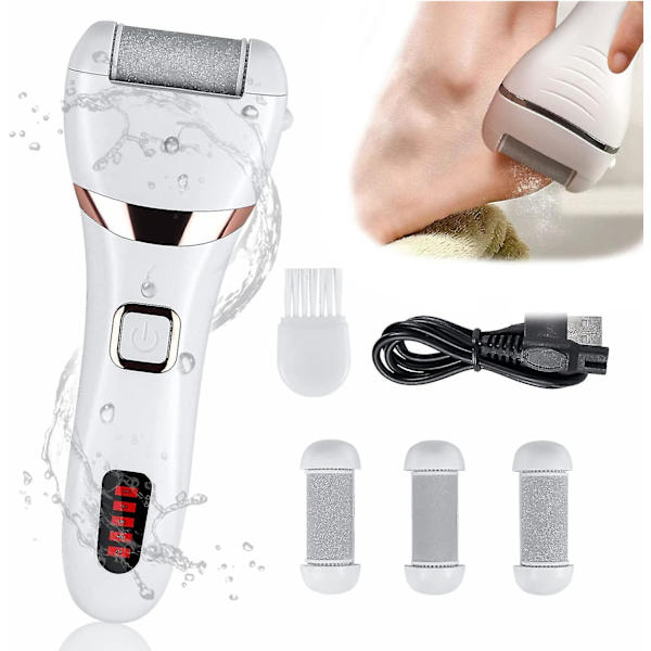 Elektrisk fodfil, Pedicure fodfil, Genopladelig Hård hudfjerner, Elektrisk