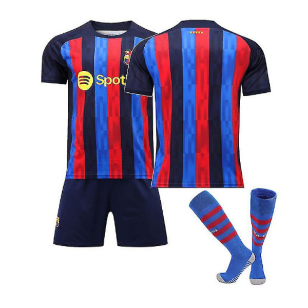 Barcelona fotballdrakt 23 Home No Number Kit S(165-170cm)