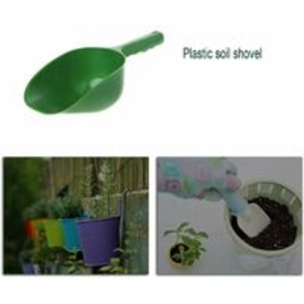 Hageutstyr Bærbar Plast Jordspader Spade Verktøy Spade Multi-kjøtt Verktøy Planting Verktøy Potted Spade