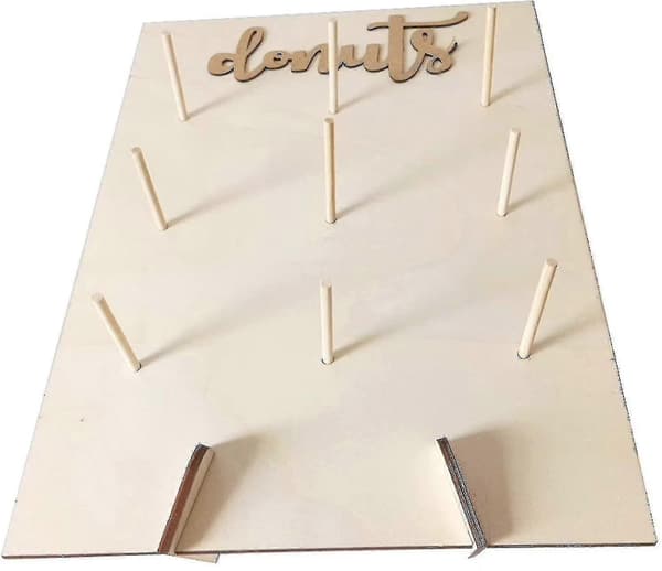 Donut Holder Stativ Bord Donuts Rack Tre Donuts Display