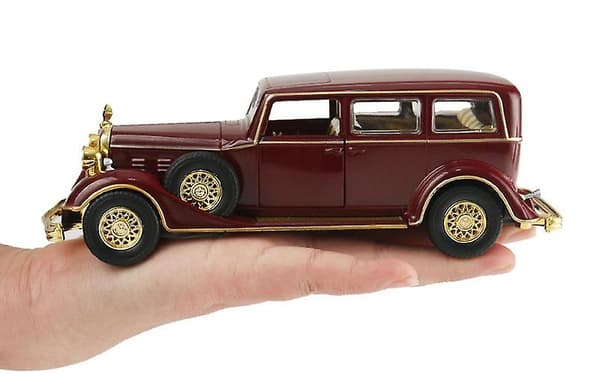 1/32 Legering Kejser Retro Klassisk Køretøj Legetøjsbiler Træk Tilbage Lys Lyd Trykstøbt Model Biler Legetøj