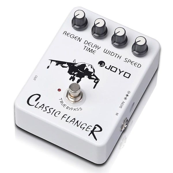 Joyo Jf-07 Klassisk Flanger Effektpedal Vibrato & Kör För Elektrisk Gitarr Flanger Metallprocessor