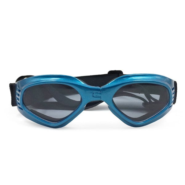 Kjæledyrsolbriller, sammenleggbare hundesolbriller med UV-beskyttelse (blå 1 stk) blue