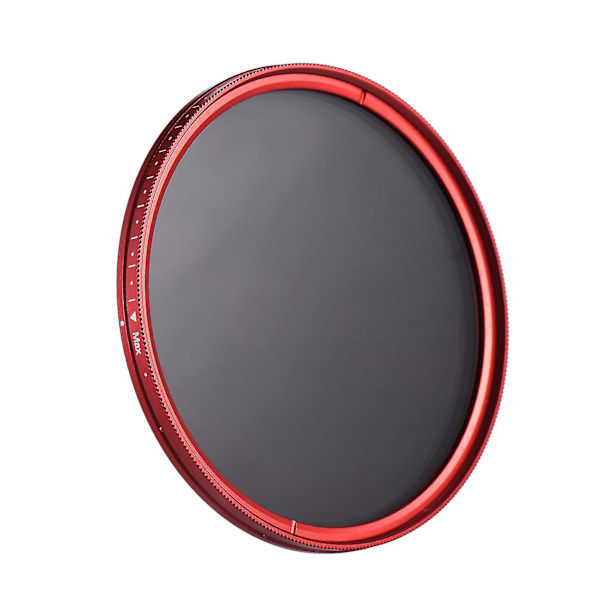 58mm Slim Nd Fader Variabel Filter Neutral Density Nd2 Til Nd400 Rød Udskiftning Til Canon Nikon Dslr Kamera