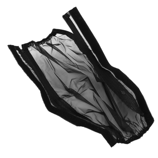 Rc bilstøvdeksel Vanntett støvtett full dekning svart mesh nylon Rc bilchassisdeksel for Traxxas 1/8 Sledg
