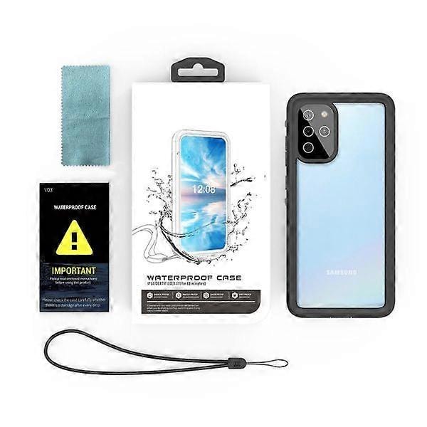 Galaxy S20 Plus Vandtæt Etui Skal Undervandshus Sort