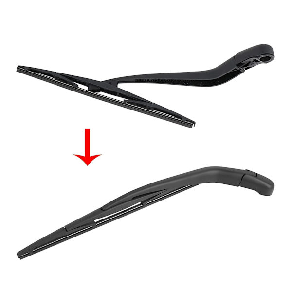 Bakre vindrutetorkarblad Arm Set för Honda Fit Jazz 2014-2019