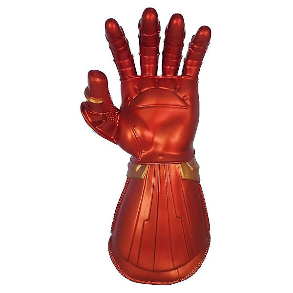 Aikuisten käsintehty Thanos-hansikas, jossa on 7 LED-valoa ja PVC-materiaali