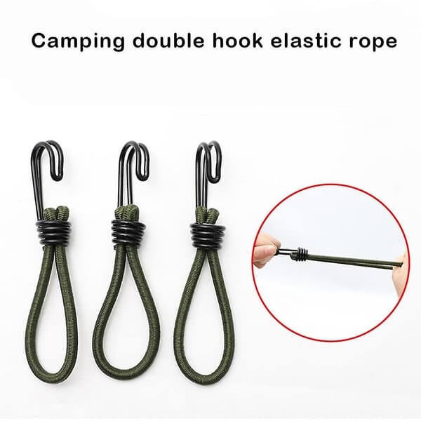Campingtält Vindrep Markis Elastisk Snöre Fixeringsrep Tak