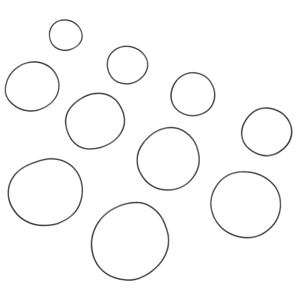 200 stk. ur-pakning O-ring sortiment ur gummipakning