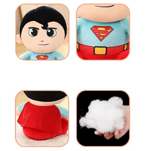 Superman-pehmolelu, 25 cm Superman-pehmolelu