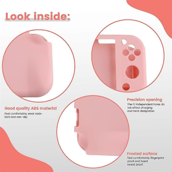 Rosa Bärväska Kompatibel Med , Bärbar Väska För Switch Lite Med Förvaring