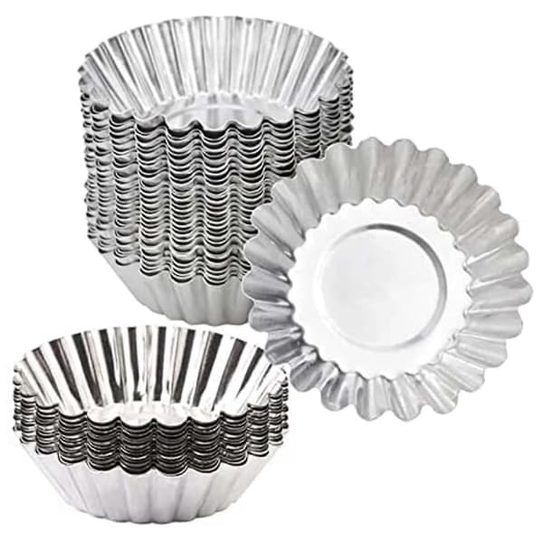 Æggekageforme, Til Bagning, Aluminium Mini Form Til Tærter, Mini Kager