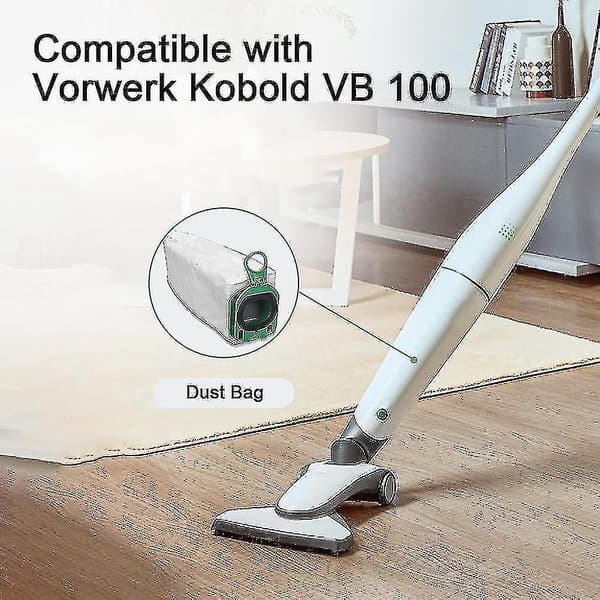 Reservepose Støvsugerpose Til Vorwerk Kobold Vb100 Vb 100 Fp100 Fp 100