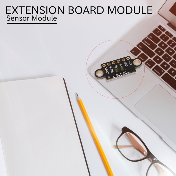 VL53L1X 3V-5V Afstandstijd-van-vlucht Sensor Module 400cm Afstandsmeting Extensie Board Module voor