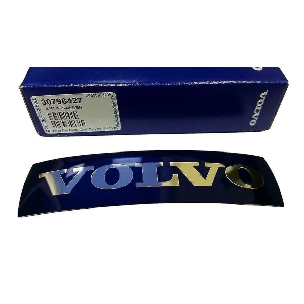 Volvo S60 V60 Xc60 Front Grill Badge Emblem Metal Sticker Ægte 30796427