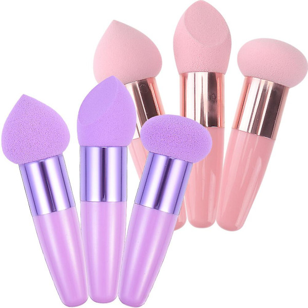 6 stk. Pudder Puff Svampe Makeup Svampe Foundation B