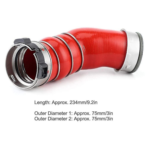 Billadapter for turbo intercooler, for X5 E70 X6 E71 M57n2 motor turbo slange 11617799873