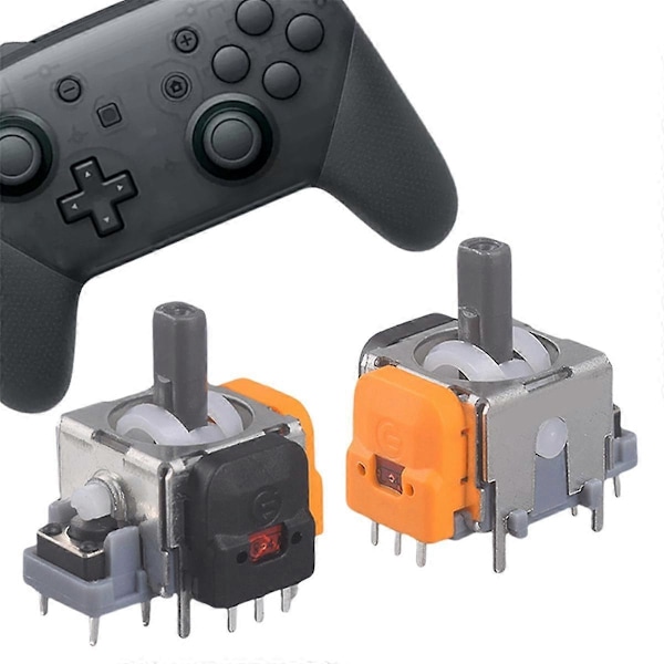 10 stk. 3D Hall Effect Joystick Justerbar Uden Drift Tommelfingerstyrepinde Spil Joystick Modul Controller til