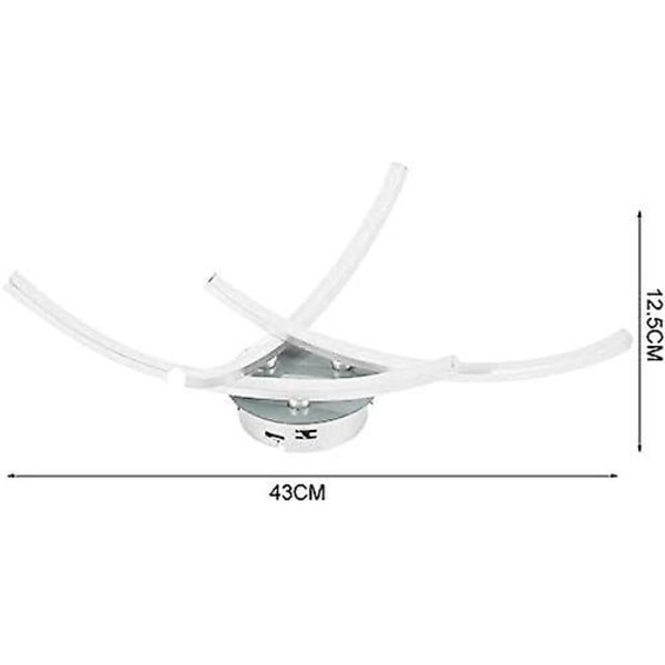 LED Taklampe, Moderne Design Buede Taklampe Med 3 Buede Lys For Stue Soverom Spisestue