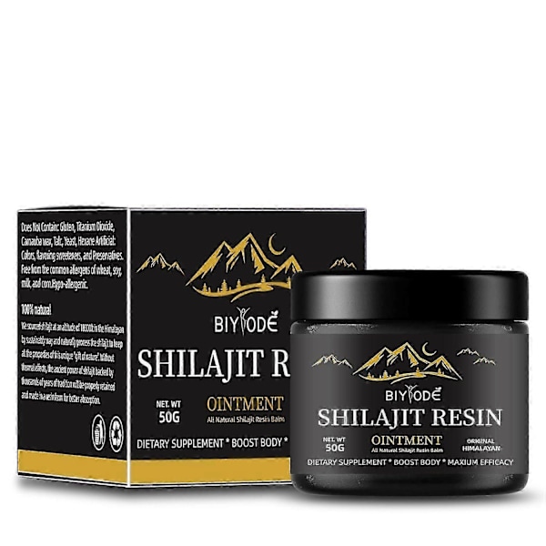 1-3 stk. ren 100% Himalaya Shilajit, blød harpikspasta, økologisk, ekstremt potent fulvinsyre