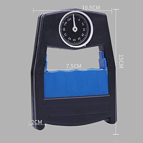 Hånddynamometer, 130 kg/286 lbs bærbar grebsdynamometer Pow