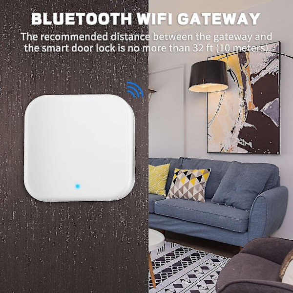 Bluetooth Wifi sormenjälkitunniste salasana älykäs elektroninen oven lukko koti silta Ttlock sovelluksen ohjauskeskus