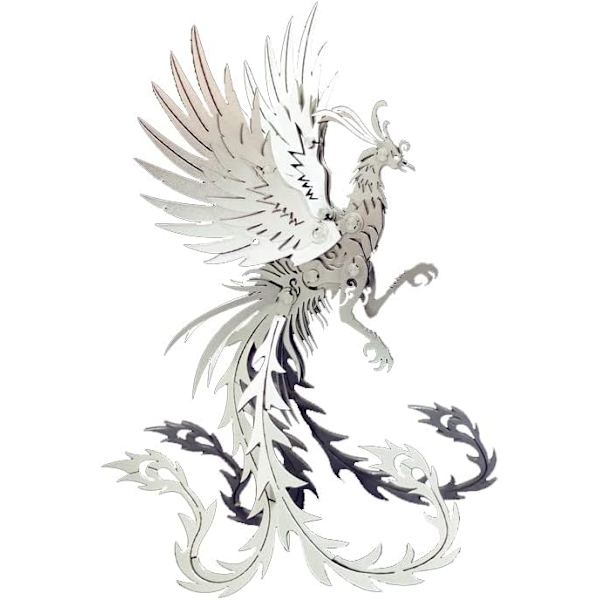 3D-metallimallipaketit, mekaaninen kuollut lintu 3D-metallipalapeli, teräksinen myytti phoenix