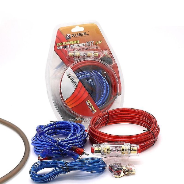 Bilsystem Højttaler Ledningskit Kabel Forstaerker Subwoofer Højttaler Installationsledninger Kit 10ga Effekt