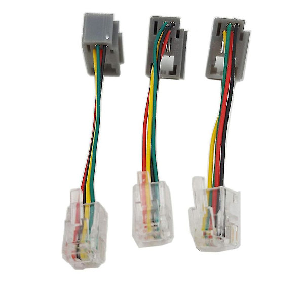 4p4c Rj9-kabel, 3,5 mm smartphone-headset till Rj9-adapterkabel, adapterkabelkonverter för IP-telefoner