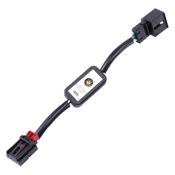 2 stk dynamisk blinklys indikator LED baklys -på modul kabel ledning for Golf 7 baklys