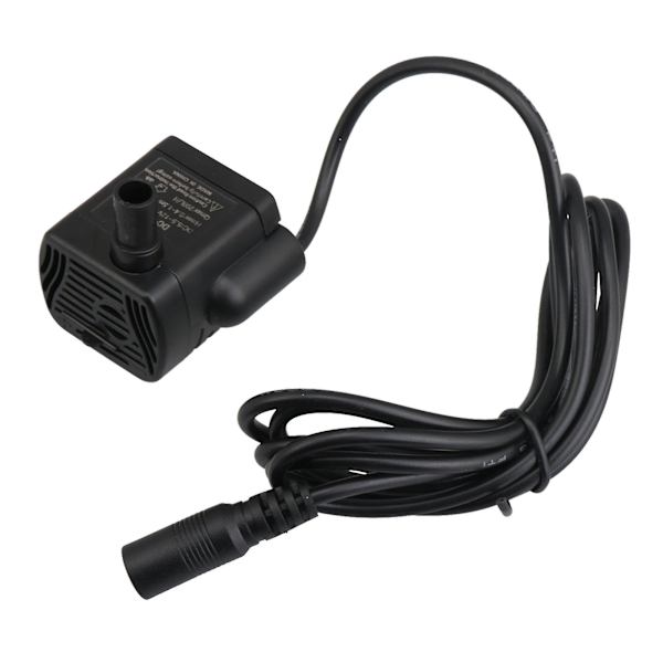 Dc5.5-12v 1-3w Vandpumpe til Akvarium, Springvand, Fiskedam - Sort