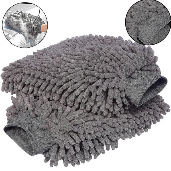 Deluxe Mikrofiber Bilvask Vant (2-pak)