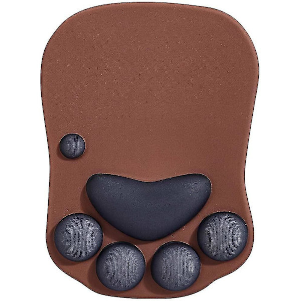 Hiiren alusta rannetuella. Ergonominen hiirimatto. Kawaii-kissan hiirimatto. Silikoni