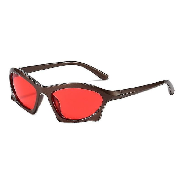 Wekity Sports Solbriller Retro Geometriske Solbriller Til Mænd og Kvinder