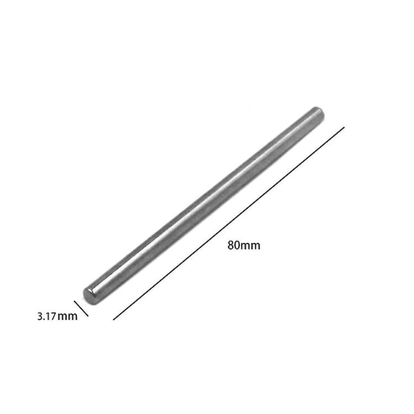 5 stk. Modelflyvemaskin Motoraksel Del Motor Rustfrit Stål Aksel 3,17 mm Til Børsteløse Motorer Model M