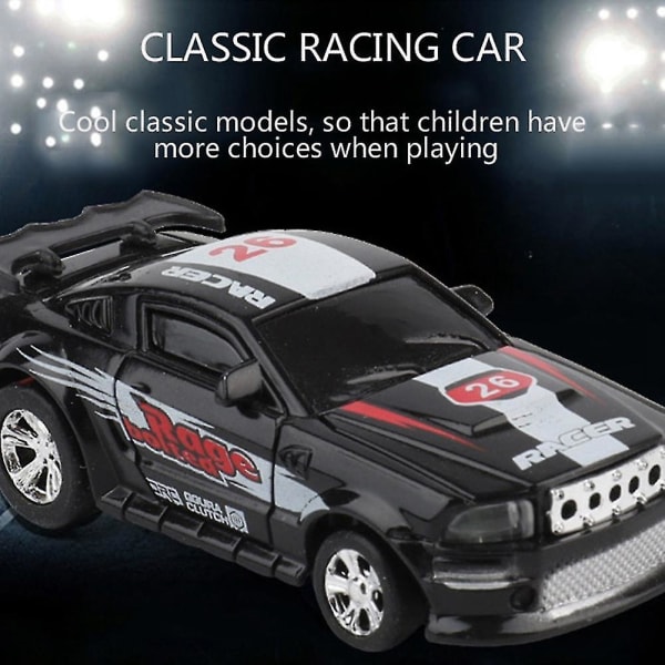 Mini Rc-auto Coca-Cola-tölkissä, radio-ohjattava auto, 4 taajuutta, lelu lapsille (keltainen)