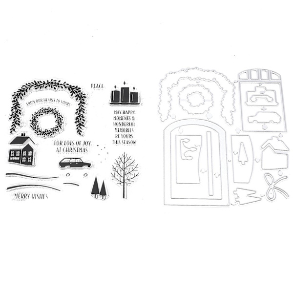Stempler og Stanseforme til Kortfremstilling DIY Scrapbooking Kunsthåndværk