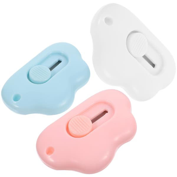 3 stk. Mini Box Cutter Mini Kontorartikler Pakkeåbner Min