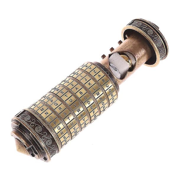Da Vinci Code Legetøj Metal Cryptex Låse Bryllupsgaver Valentinsdag Gave