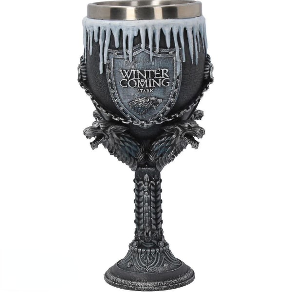 Game Of Thrones Creative Goblet Cup Möbler Tillbehör Vin Glashus Stark Of Winterfell-a