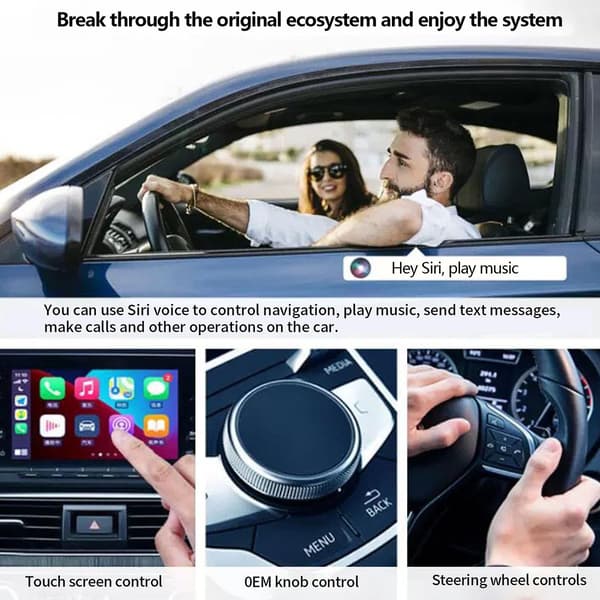 til Apple Trådløs Carplay Adapter Dongle USB iPhone IOS Bil Navigation Afspiller
